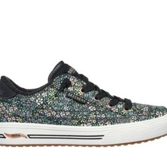 Skechers Woman Arch Fit Arcade Flowa Powa Black - Size 7 - New without box - Picture 2 of 11